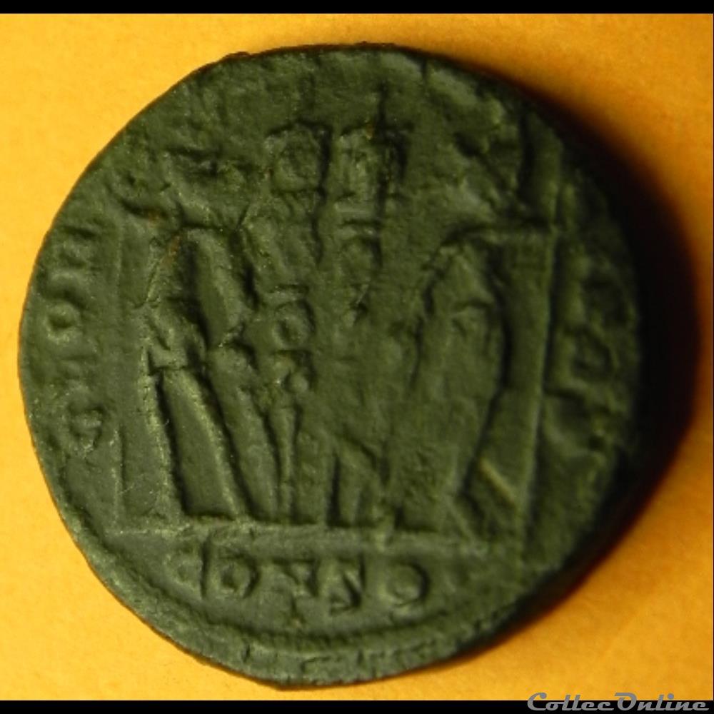 CONSTANTIN II GLORIA EXERCITVS 2 monnaie antique romaine constantin ii gloria exercitvs