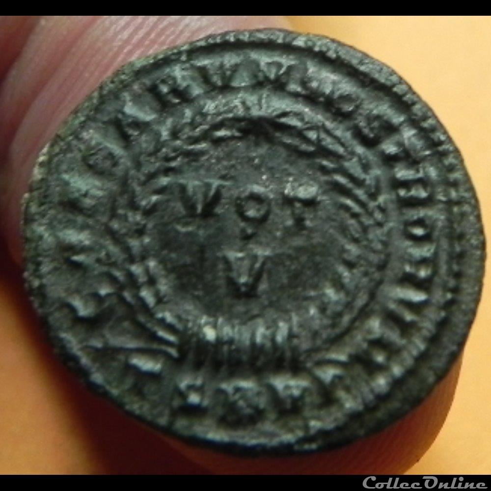 CONSTANTIN II CAESARVM NOSTRORVM VOT V 3 monnaie antique romaine constantin ii caesarvm nostrorvm vot v
