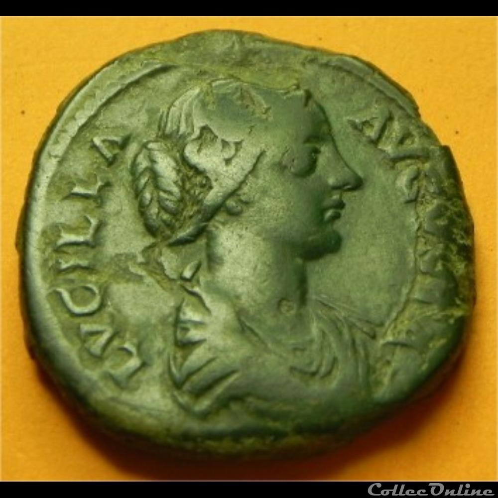 LUCILLA sesterce monnaie antique romaine lucilla sesterce