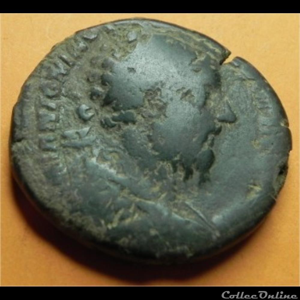 monnaie antique romaine marc aurele sesterce