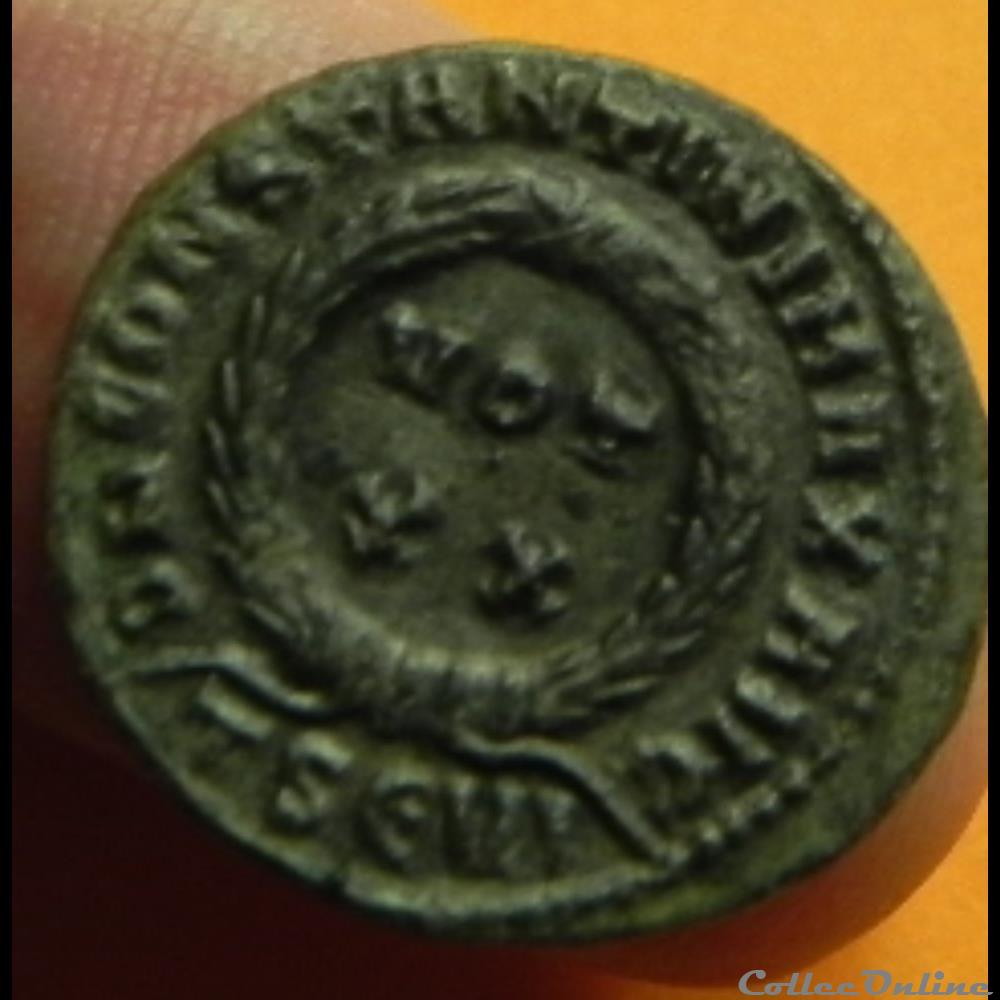 monnaie antique romaine constantin ier vot xx tsevi ae3