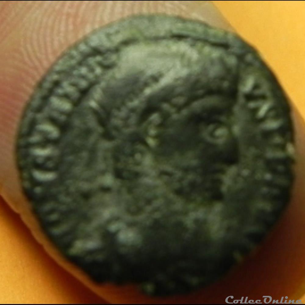 monnaie antique romaine constance ii nummus parl arles