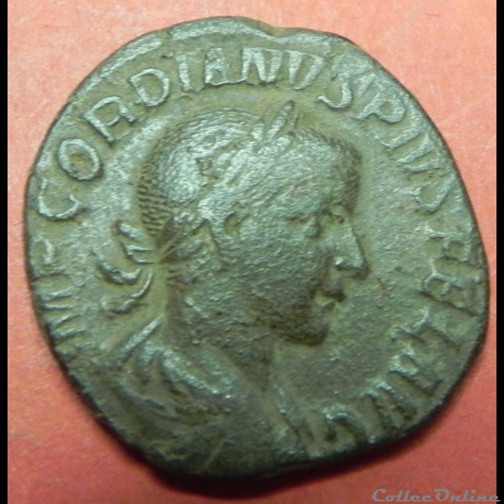 Gordien III sesterce monnaie antique romaine gordien iii sesterce