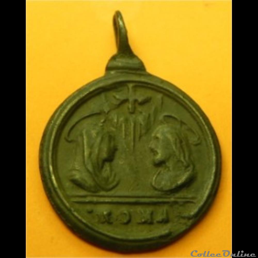 patrimoine religieux objet de culte st ignace et ste fr x medaille religieuse xvii