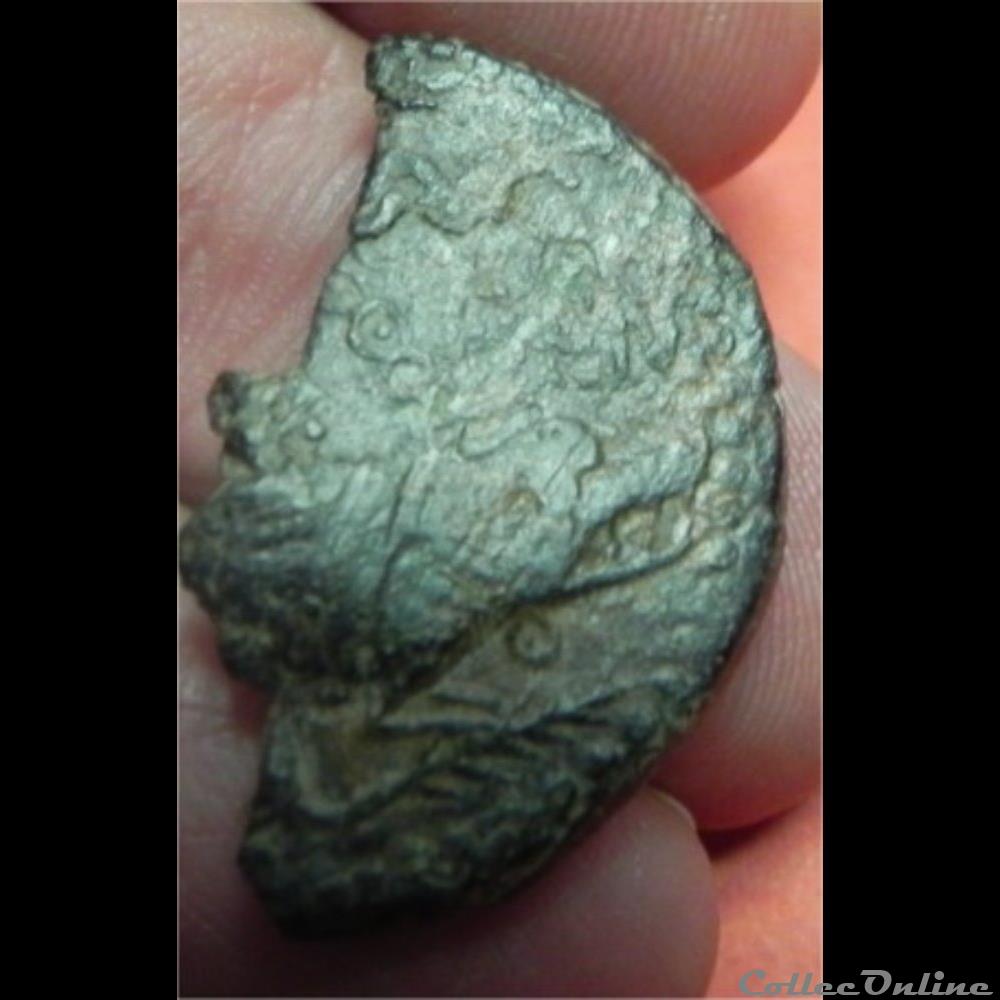 demi dupondius de Nîmes 2 monnaie antique romaine demi dupondius de nimes
