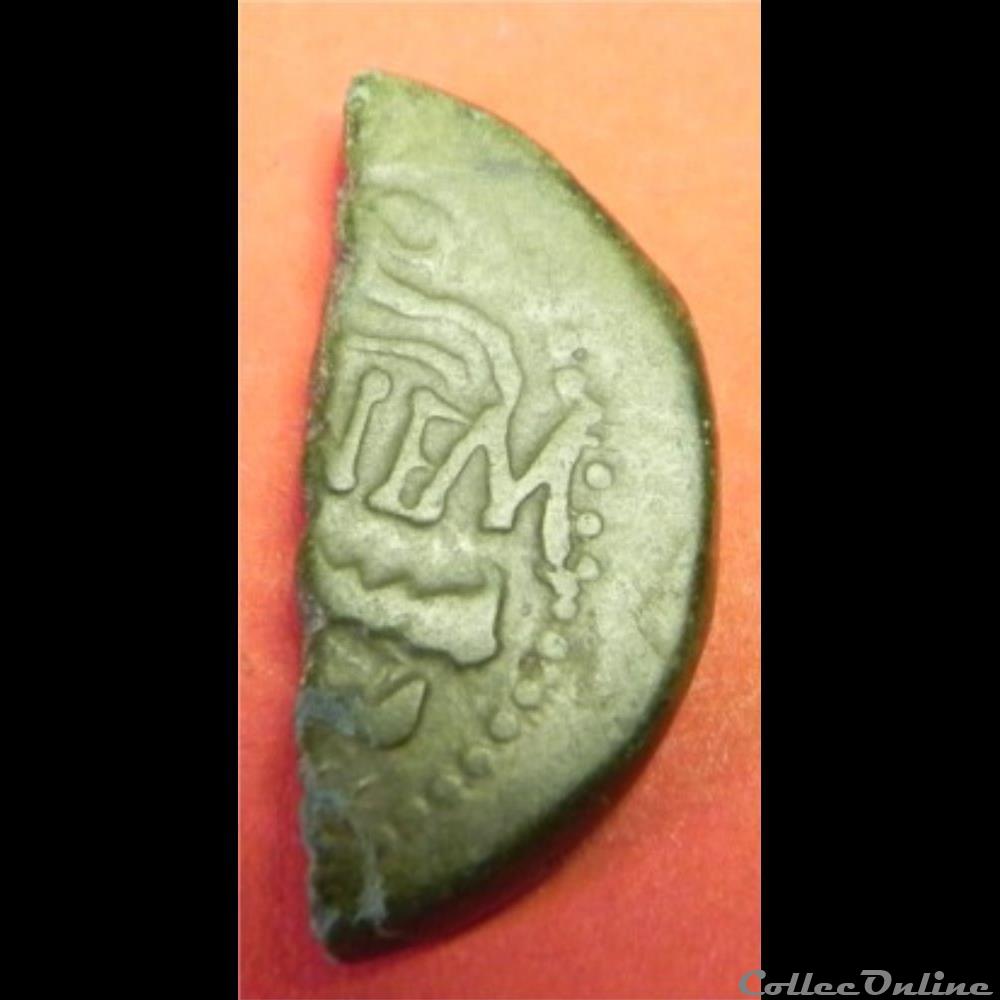 demi dupondius de Nîmes 3 monnaie antique romaine demi dupondius de nimes