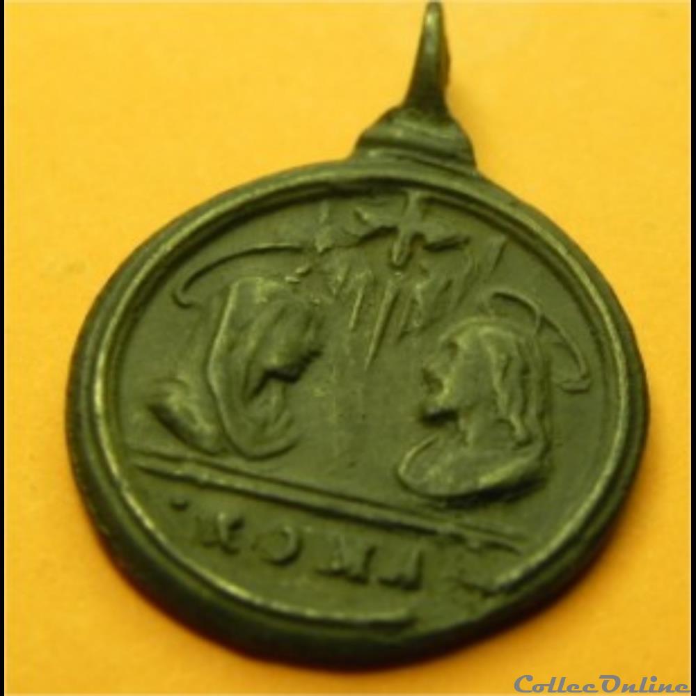 patrimoine religieux objet de culte st ignace et ste fr x medaille religieuse xvii