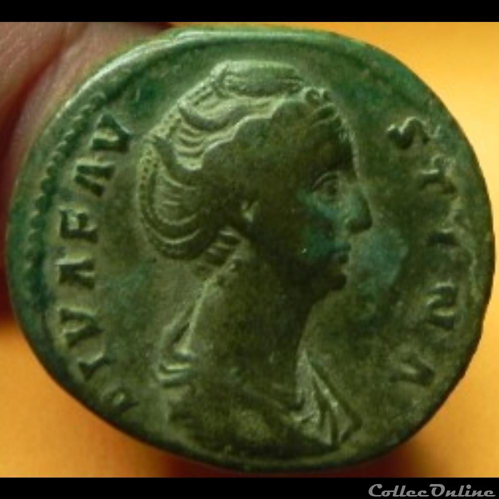 DIVA FAUSTINEA CONSECRATION monnaie antique romaine diva faustinea consecration