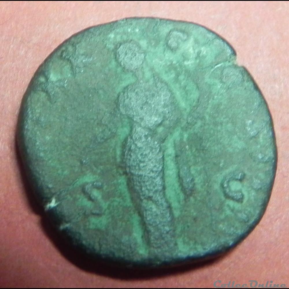 Antonin le Pieux AS 2 monnaie antique romaine antonin le pieux as
