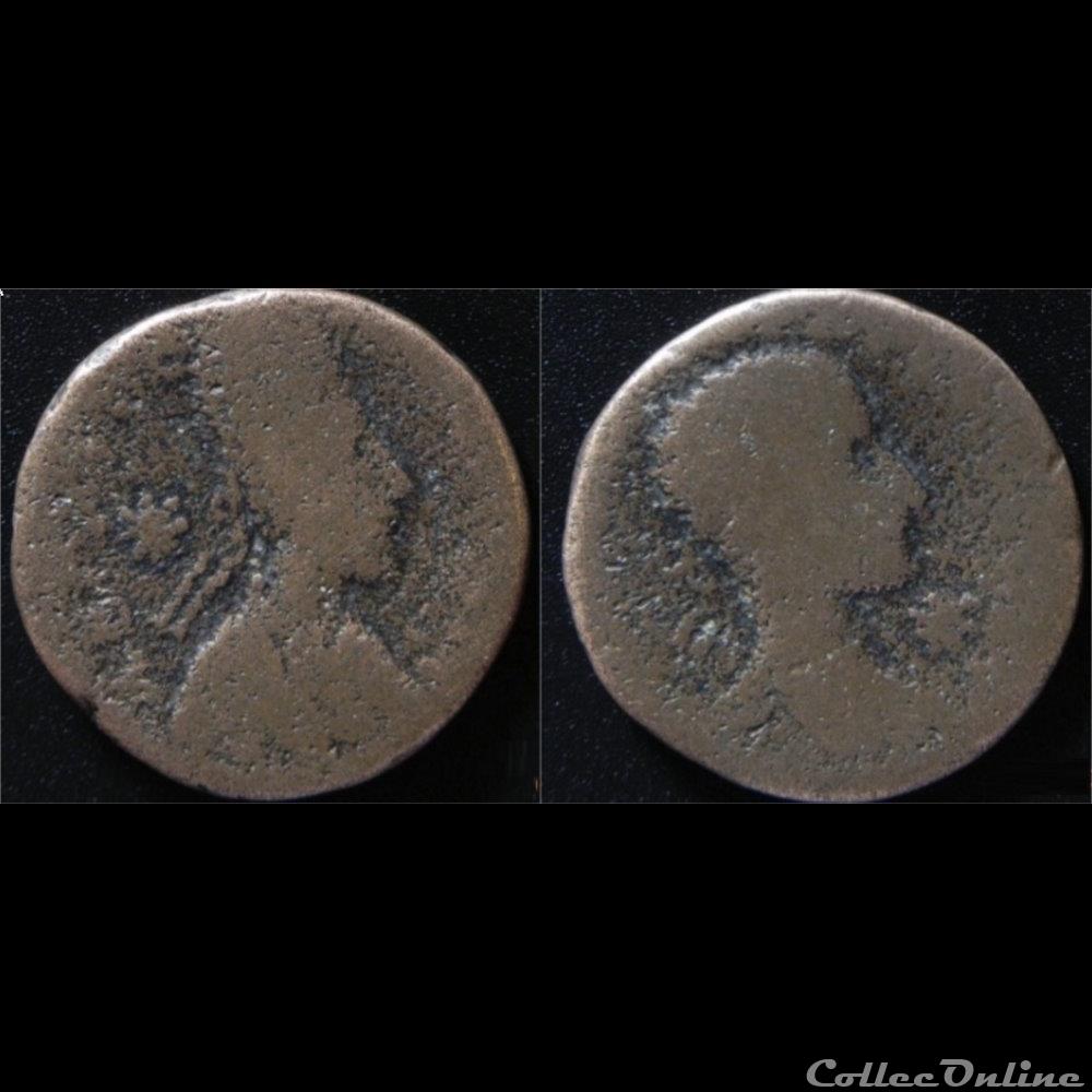 parthe ??? et non! 2 monnaie antique elymaide sassanide parthe et non