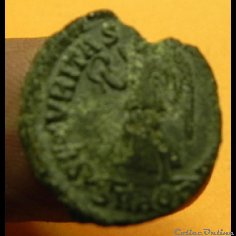 Valens SECVRITAS-REIPVBLICAE SMAQR Aquilée Ae3 4 monnaie antique romaine valens secvritas reipvblicae smaqr aquilee ae3