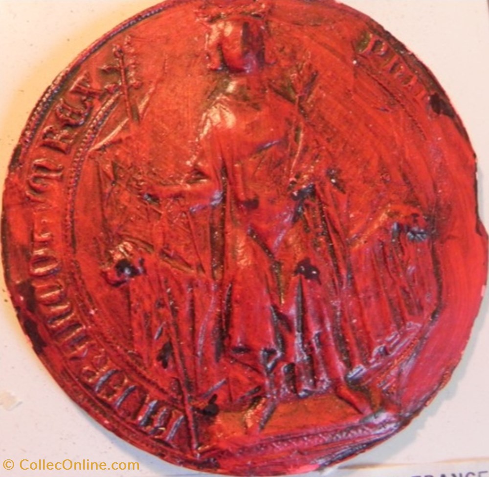 art antiquite sceaux philippe iv 1331 roi de france