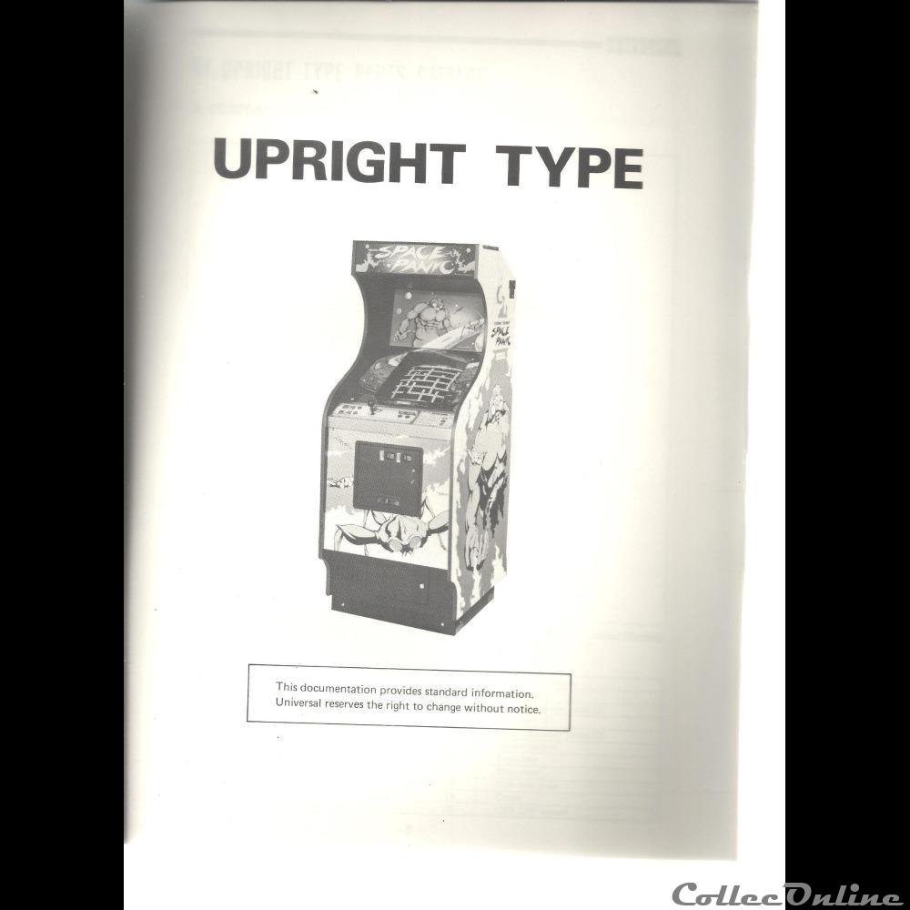 Manuel Technique Jeu Arcade Space Panic Universal 1980 3 jeux jouet bar flipper mandat territoriaux manuel technique jeu arcade space panic universal 1980