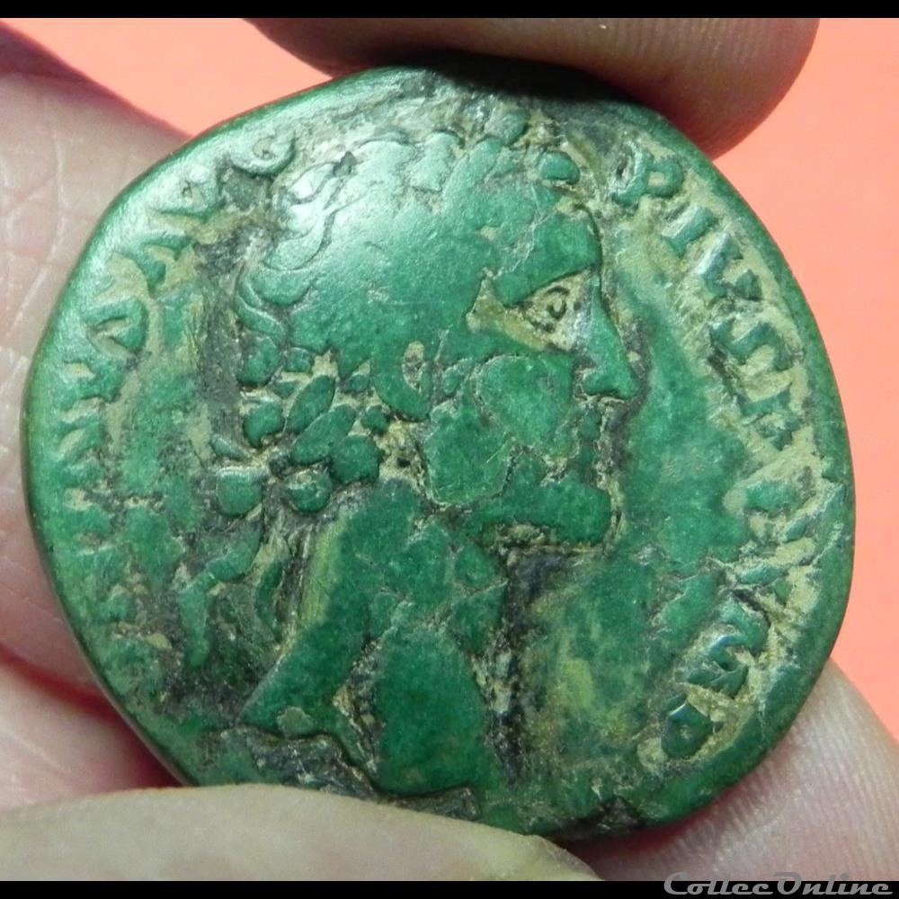 sesterce Antonin le Pieux romaine 2 monnaie antique sesterce antonin le pieux romaine