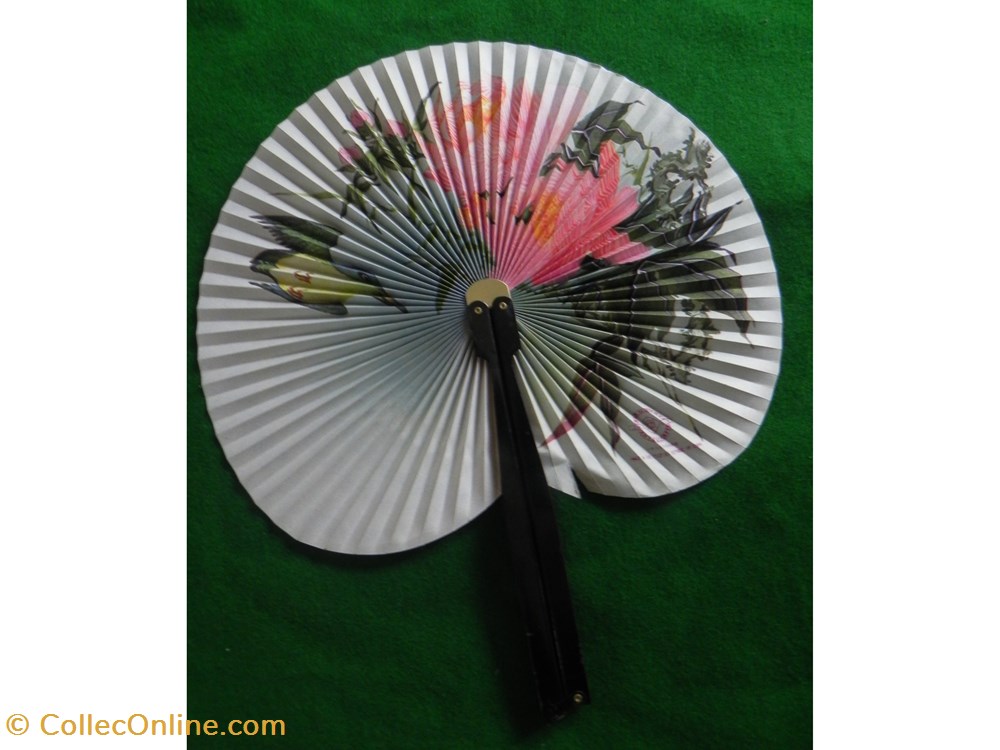 vetements et accessoires eventails eventail japon oiseau martin pecheur