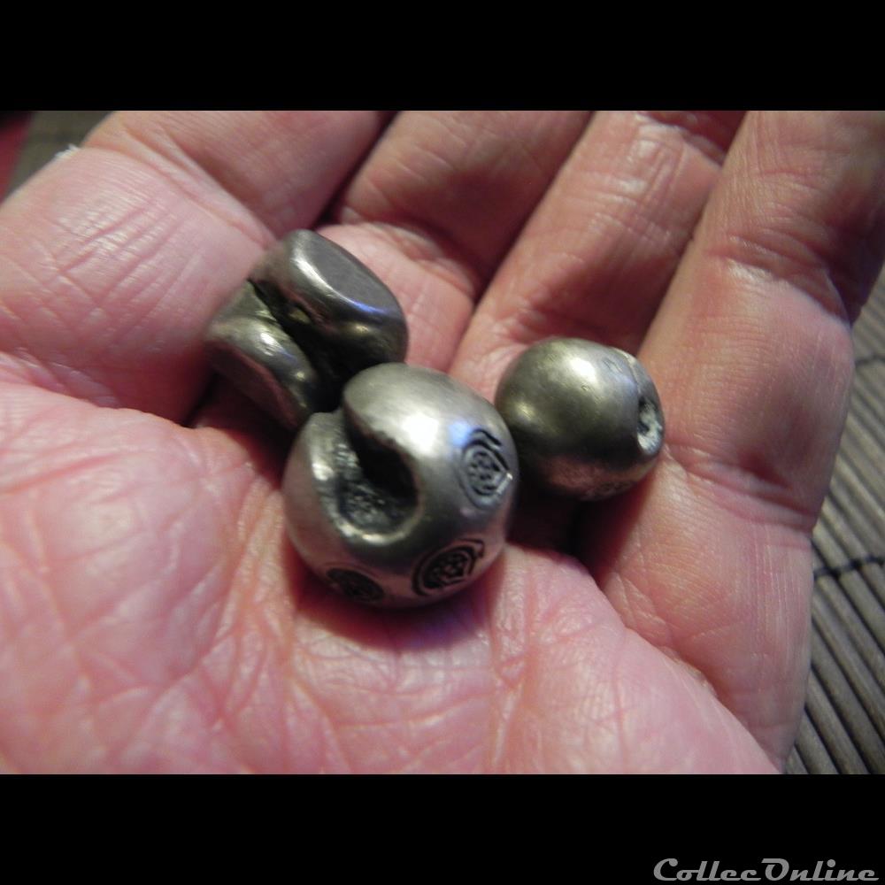 monnaie balle,lingot d'argent 22.81 gr plié en boule Thaïlande CHO RAMPEUY 1880 2 primitive asie monnaie balle lingot argent 22 81 gr plie en boule thailande cho rampeuy 1880