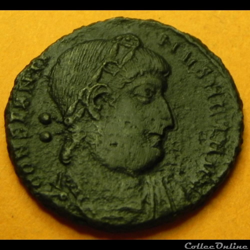 monnaie antique romaine constantin i gloria exercitvs