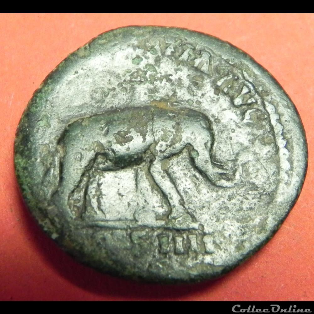 Antoninus Pius AS éléphan COSIIII monnaie antique romaine antoninus pius as elephan cosiiii