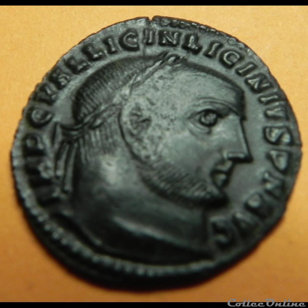 LICINIVS I IOVI CONS-ERVATORI Follis Licinius monnaie antique romaine licinivs i iovi cons ervatori follis licinius