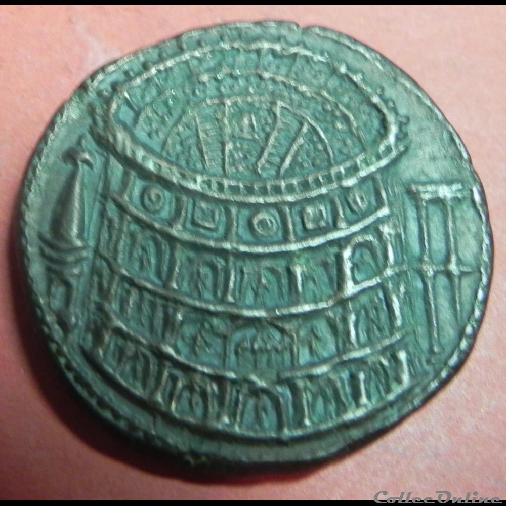 NERON faux sesterce ou double sesterce monnaie antique romaine neron faux sesterce ou double sesterce