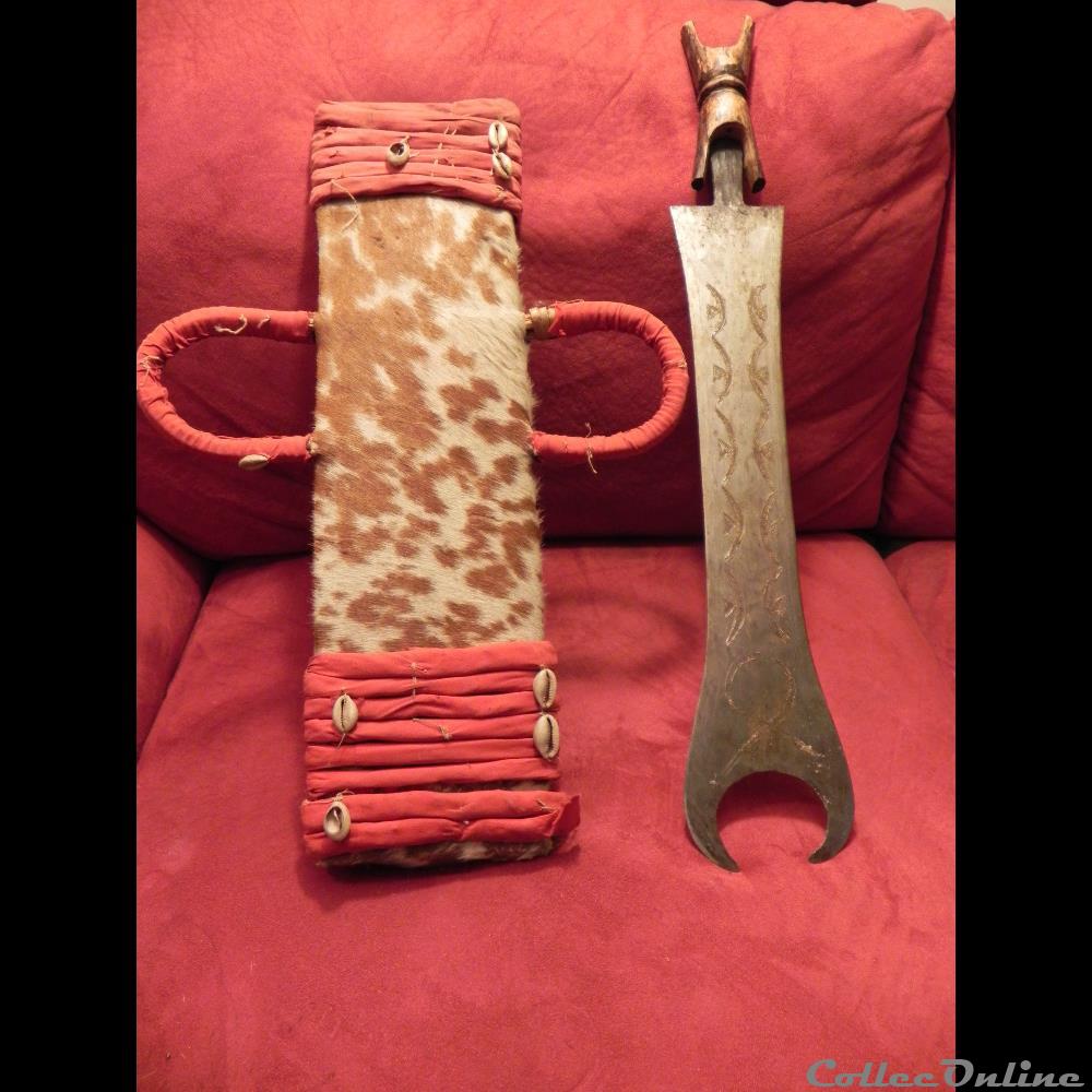 primitive afrique pre monnaie glaive bamileke ou tikar cameroun