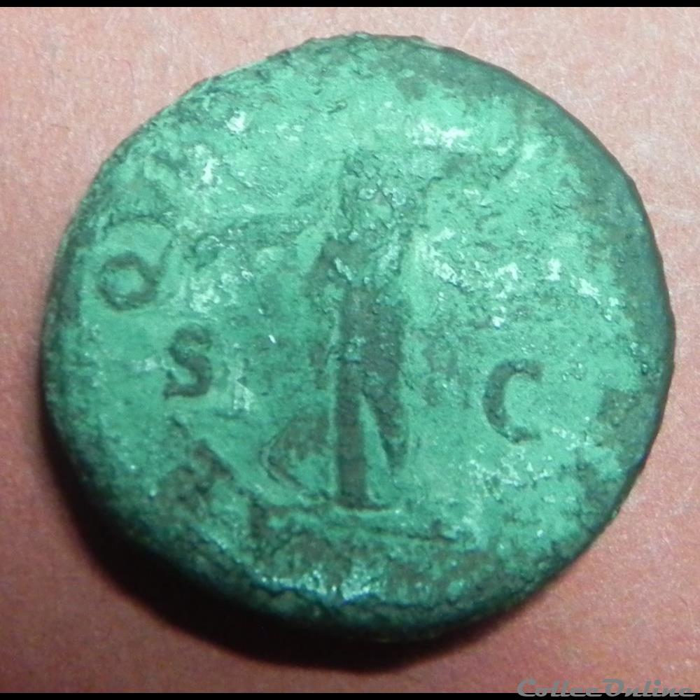 Vespasien AS 2 monnaie antique romaine vespasien as