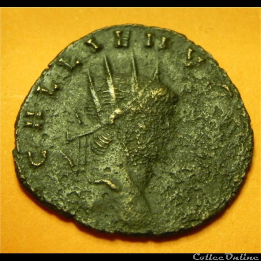 GALLIEN APOLLINI CONS AVG/ centaure 2 monnaie antique romaine gallien apollini cons avg centaure