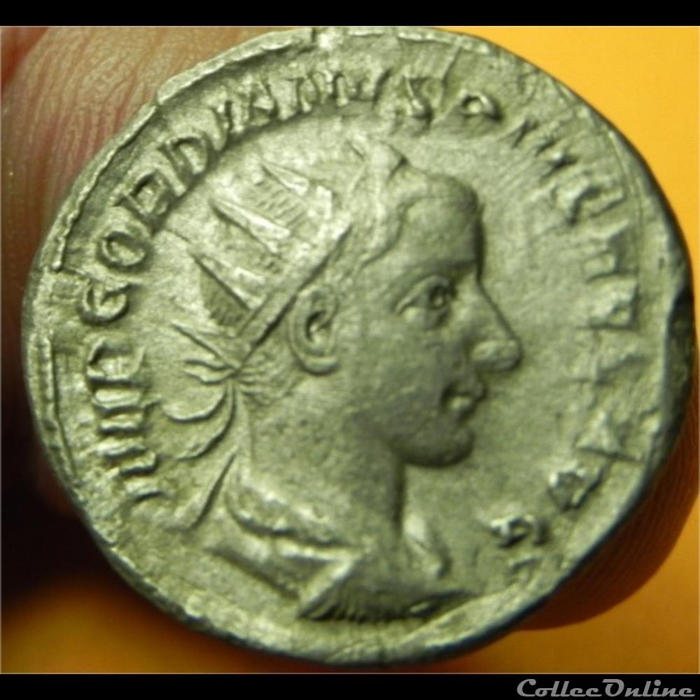 monnaie antique jc ap romaine gordien iii virtvti avgvsti