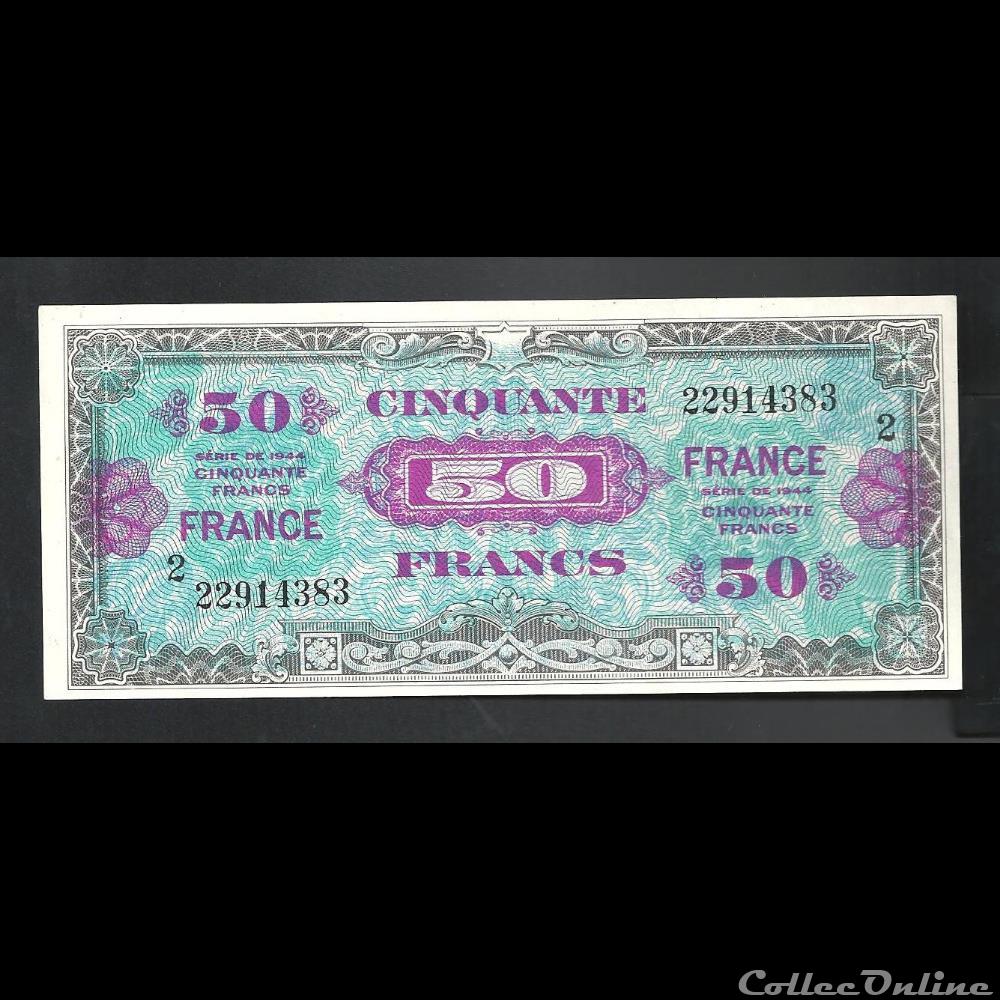 france diver billet de 50 francs us