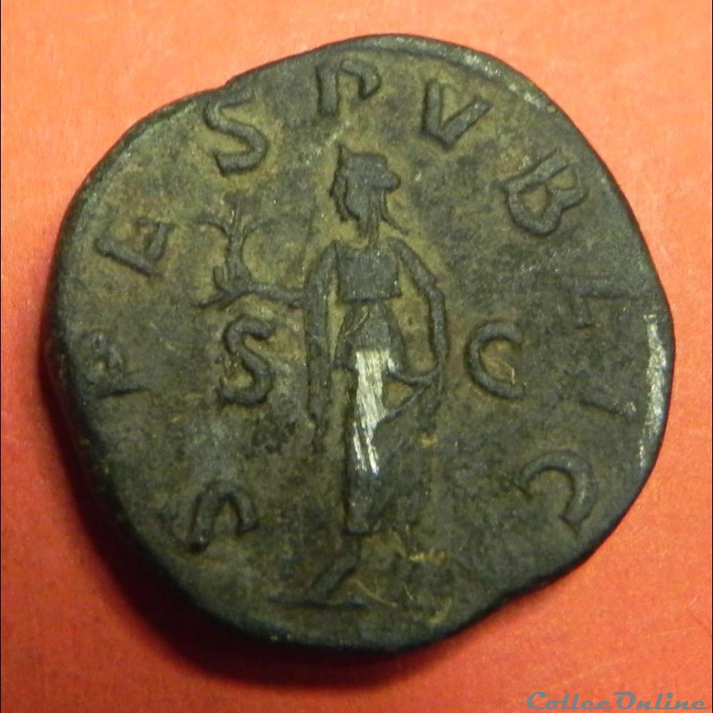 Alexandre Sévère sesterce ESPES PUBLICA monnaie antique romaine alexandre severe sesterce espes publica