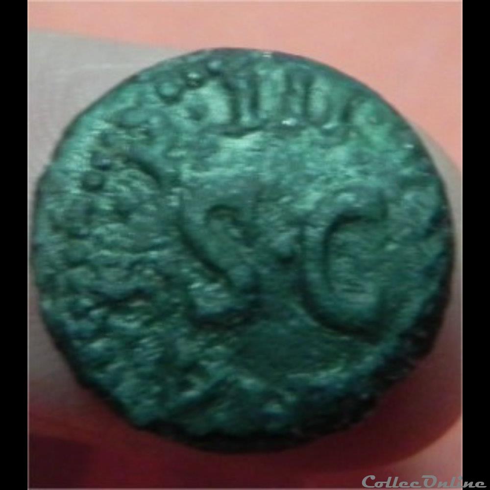 monnaie antique romaine quadrans auguste