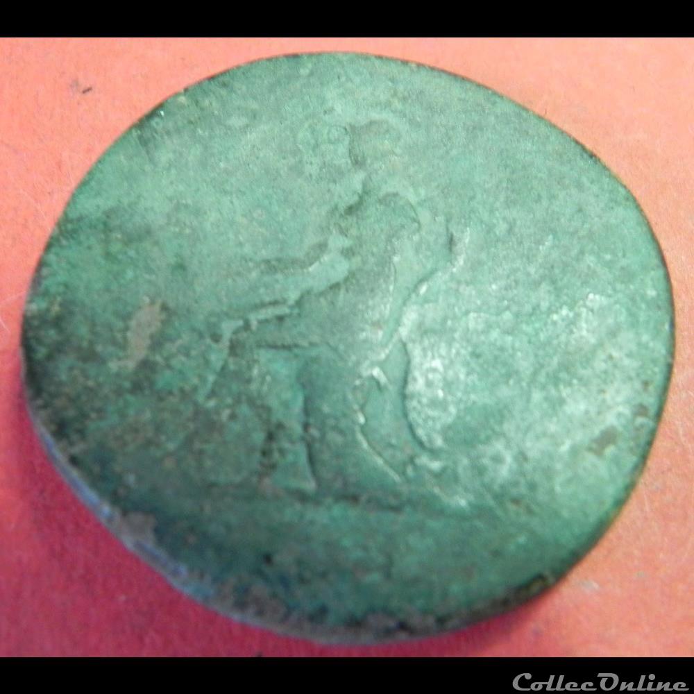 Hadrianus sesterce d' HADRIEN à la grosse tête monnaie antique romaine hadrianus sesterce hadrien a la grosse tete