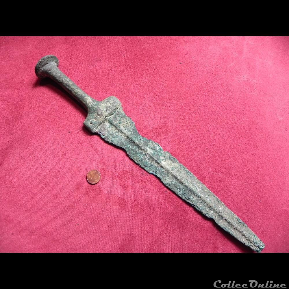 militarium arme blanch mandat territoriaux bronze poignard luristan de 3000ans
