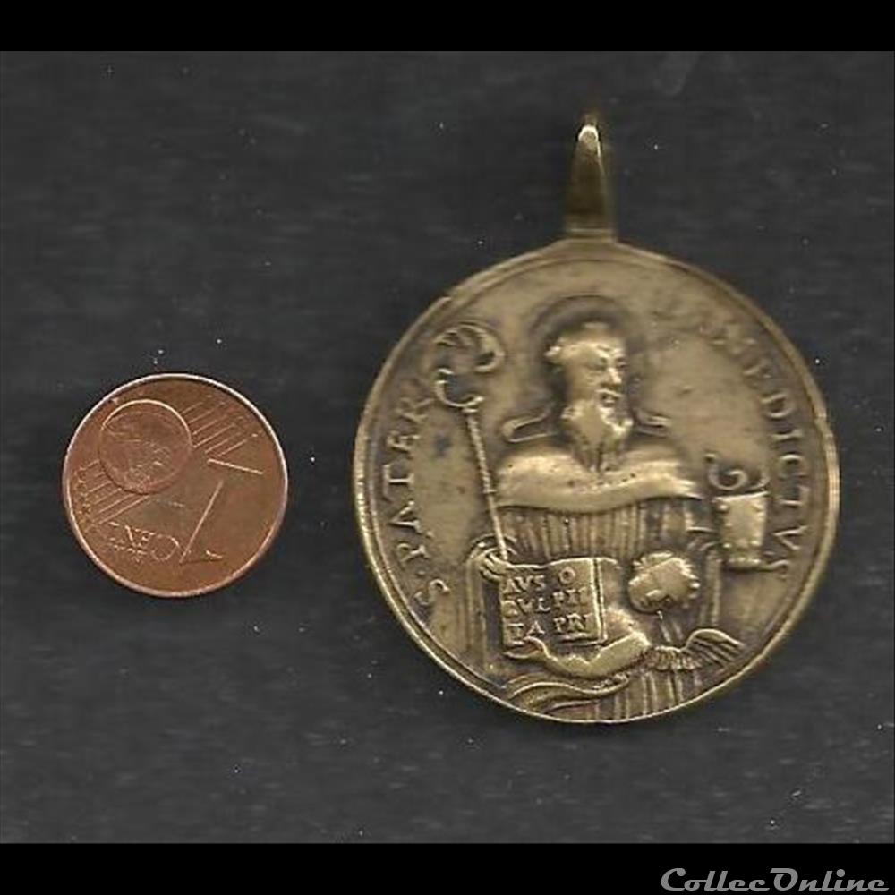 medailles religieuses medaille de saint benoit 17eme