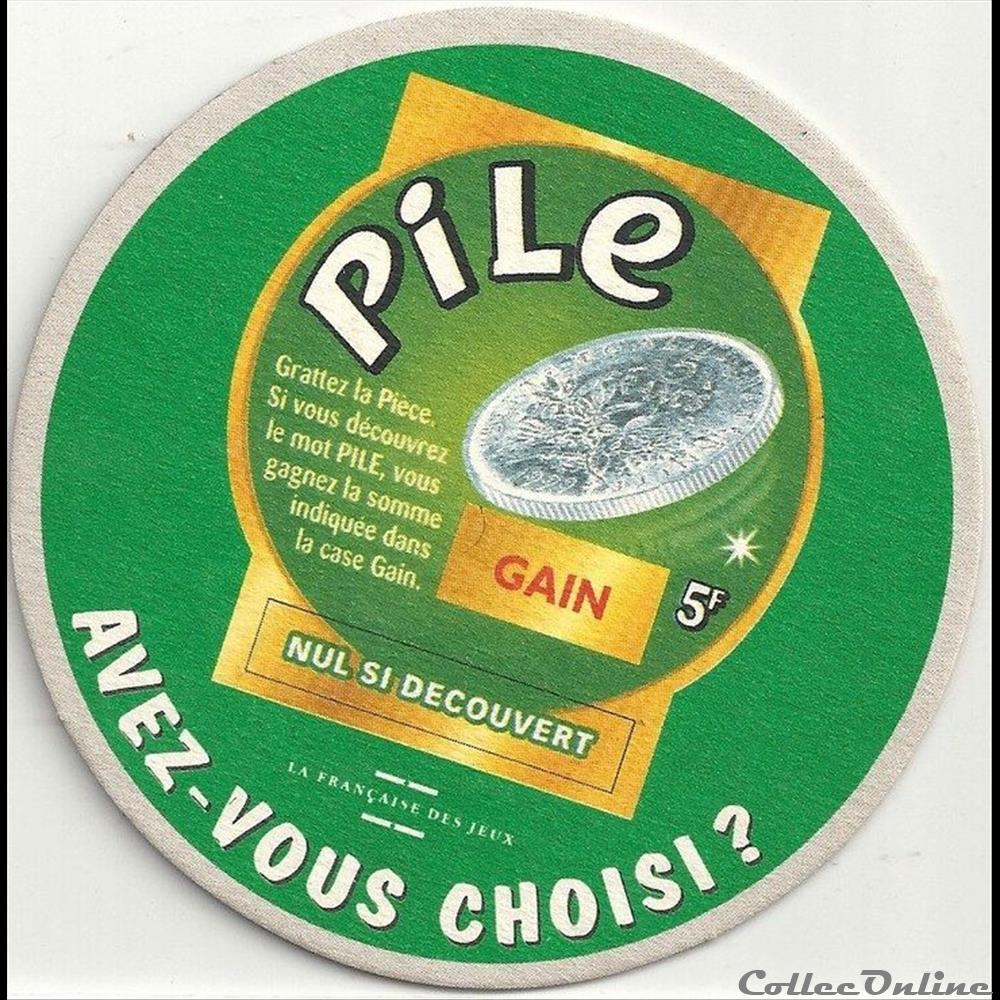 sous bock de bière pile ou face 2 bistrot alimentation mandat territoriaux sous bock de biere pile ou face