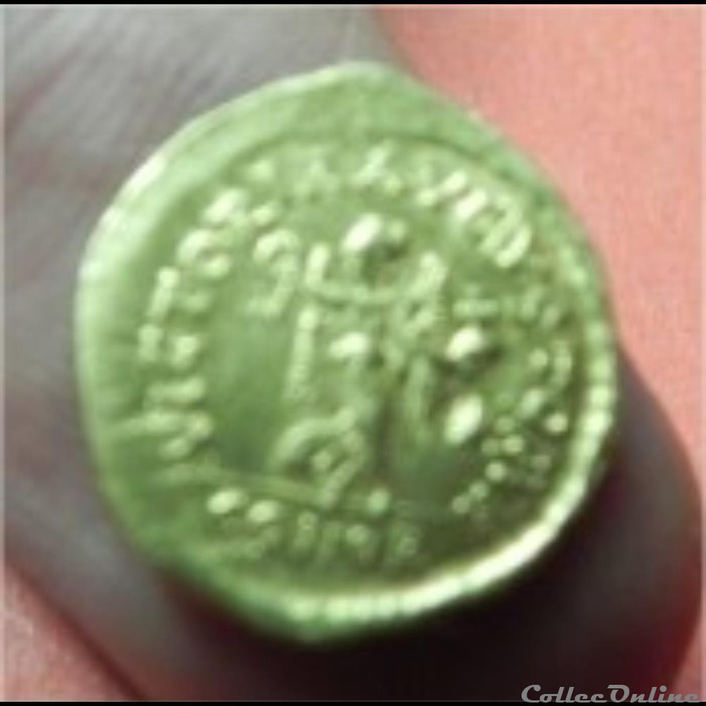 trémissis de ZENON 4 monnaies antiquite av jc a ap romaines republicaines imperiales tremissis de zenon