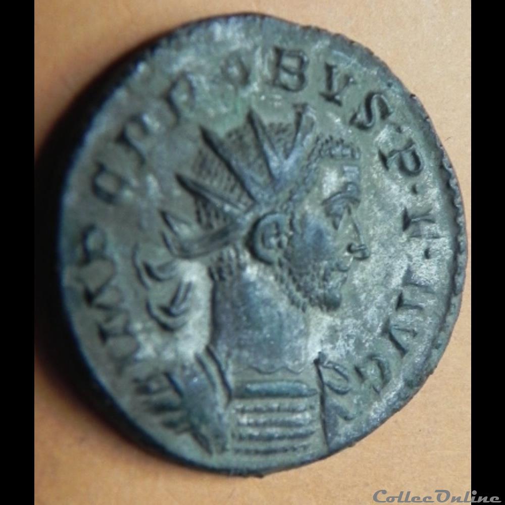 PROBVS MARS VI-CTOR// III LYON ? monnaie antique romaine probvs mars vi ctor iii lyon