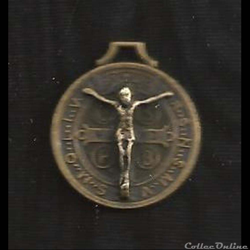 religieuse mandat territoriaux dite medaille de la bonne mort medaille de saint benoit