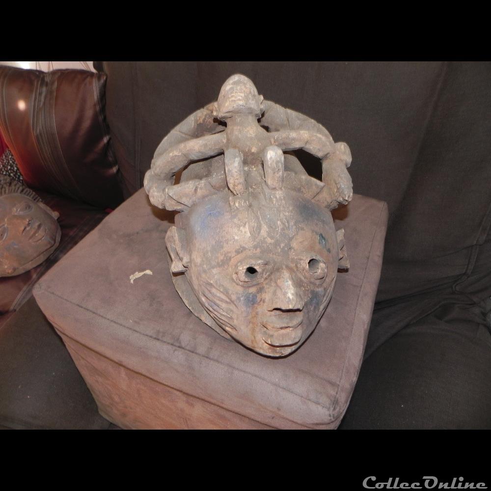 GELEDE art antiquite africain masque gelede