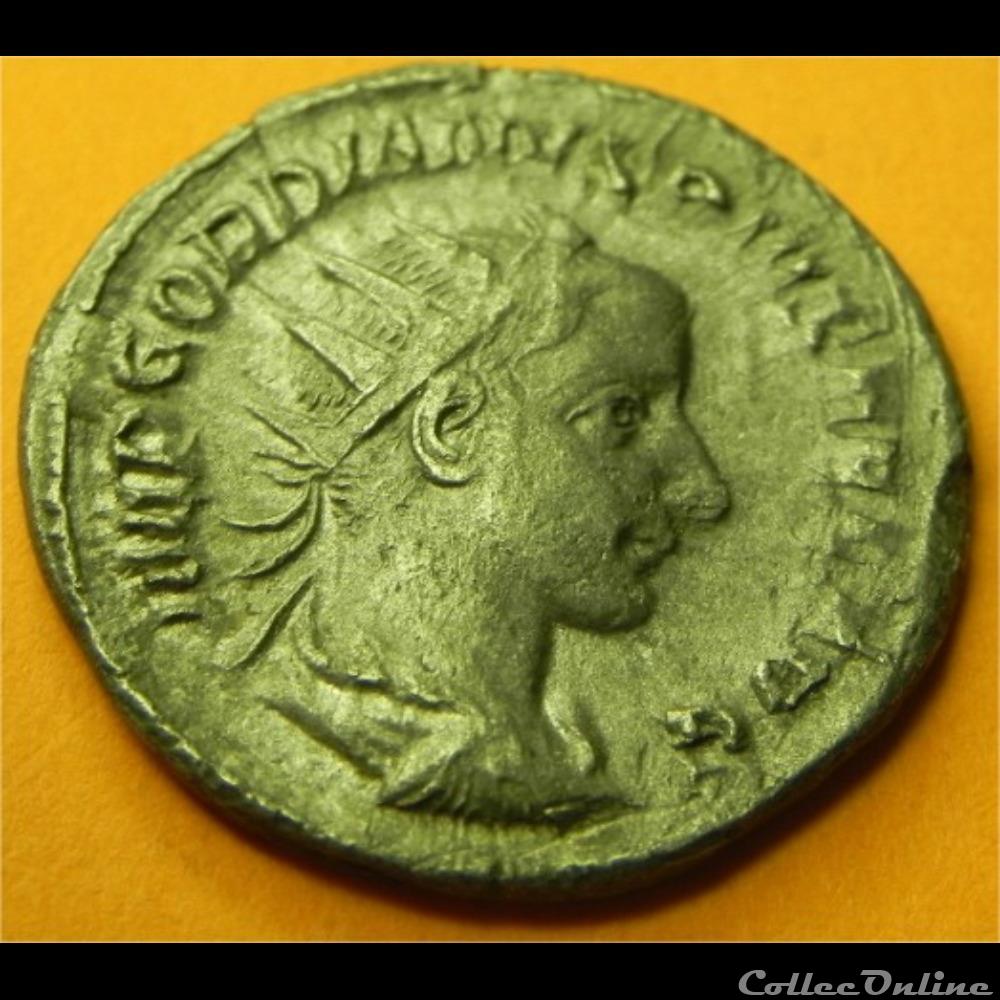 monnaie antique jc ap romaine gordien iii virtvti avgvsti