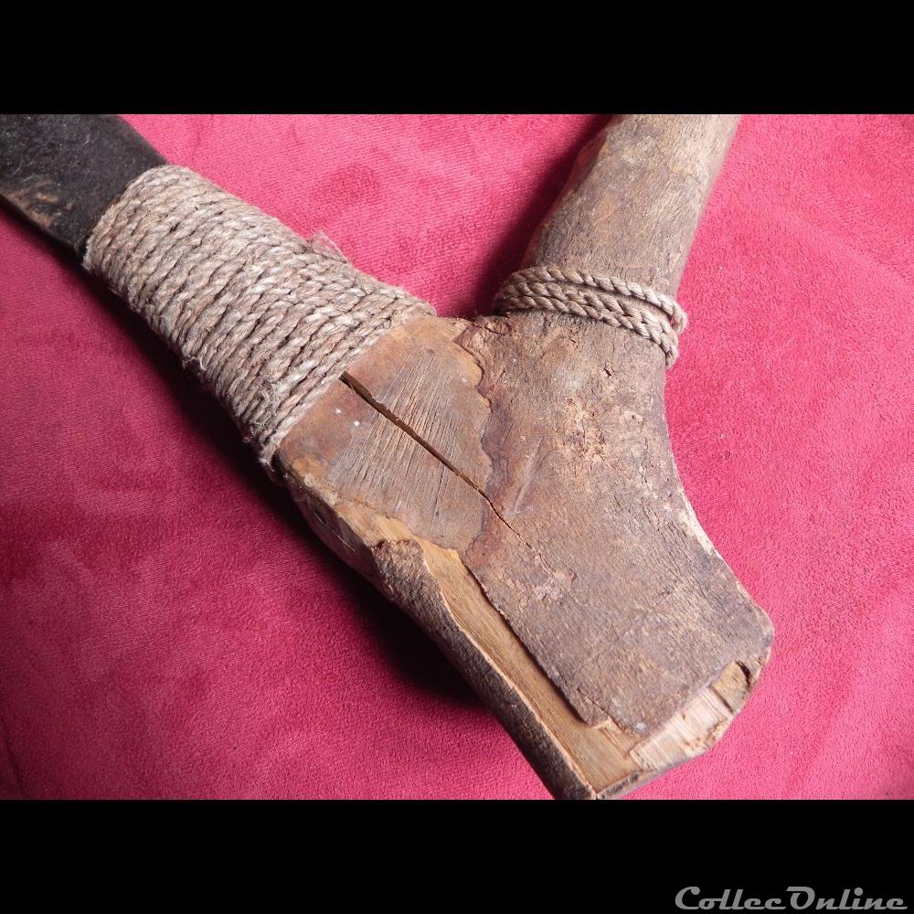primitive afrique pre monnaies hache