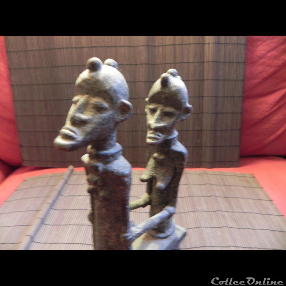 poids à or de chefferie couple d'ancêtres DOGON 2 europe poids a or de chefferie couple ancetres dogon