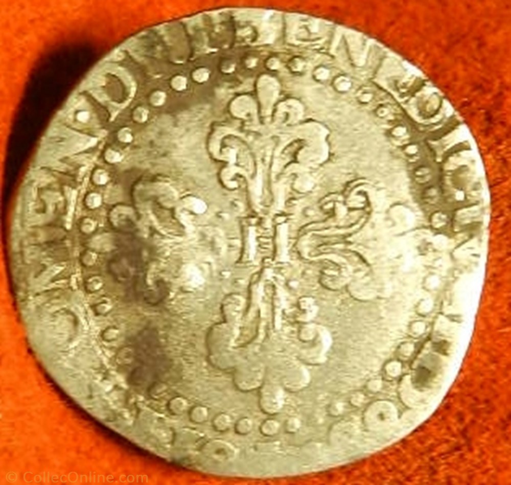 Henri III 1/2 franc au col plat monnaie france royale henri iii 1 2 franc au col plat