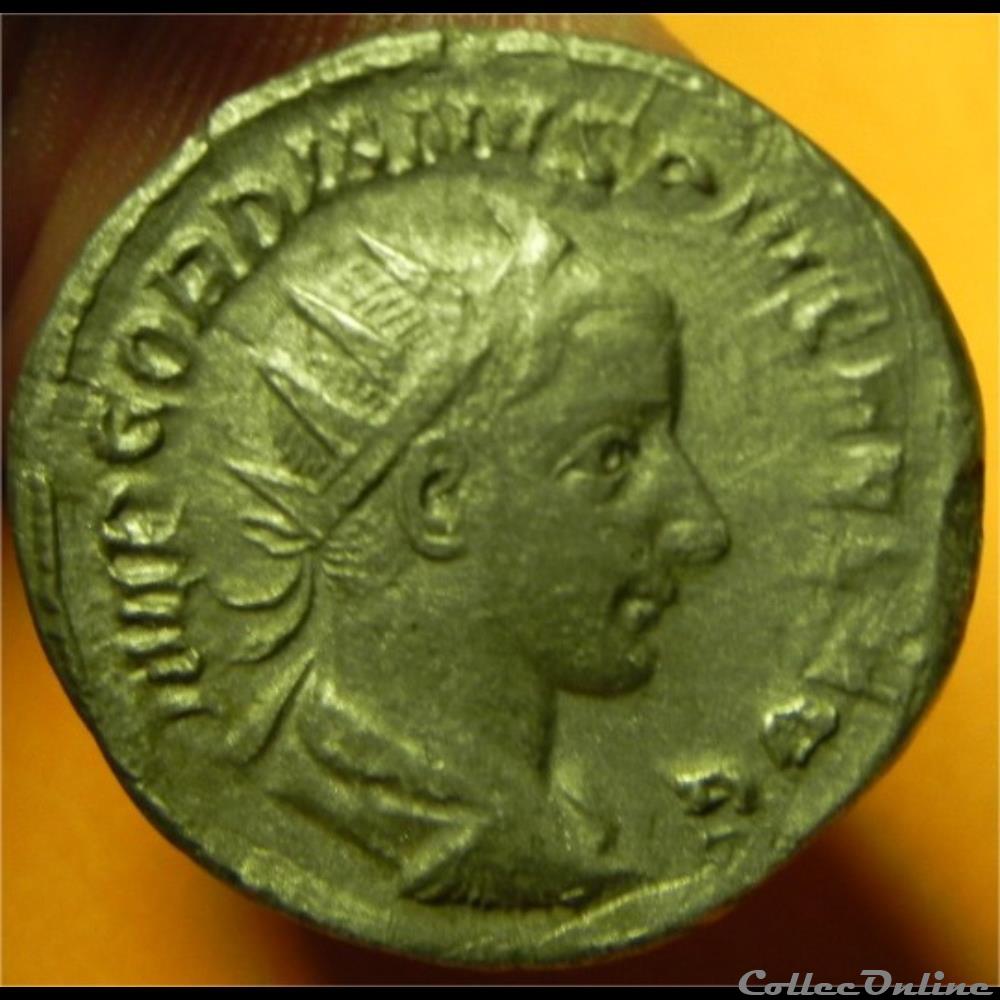 monnaie antique jc ap romaine gordien iii virtvti avgvsti