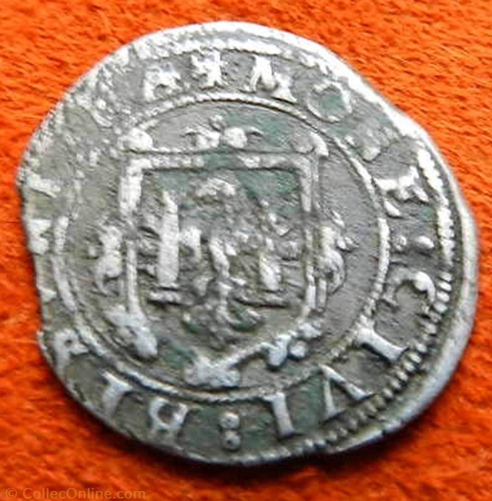 Charles Quint, carolus 1622 cité impériale de Besançon 2 monnaie feodale charles quint carolus 1622 cite imperiale de besancon