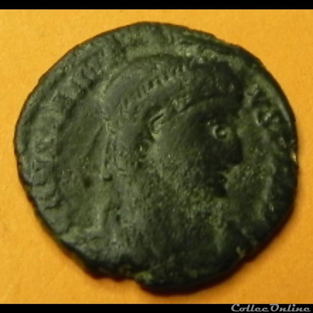 monnaie antique romaine constance ii nummus parl arles