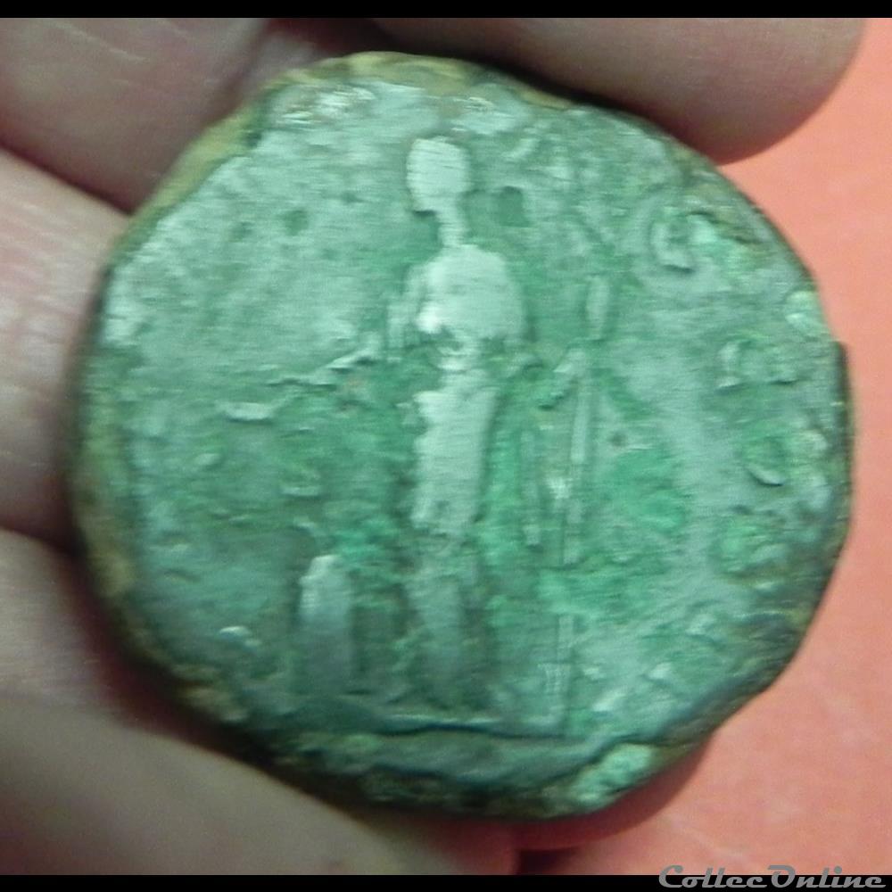 Antonin le Pieux sesterce 2 monnaie antique romaine antonin le pieux sesterce