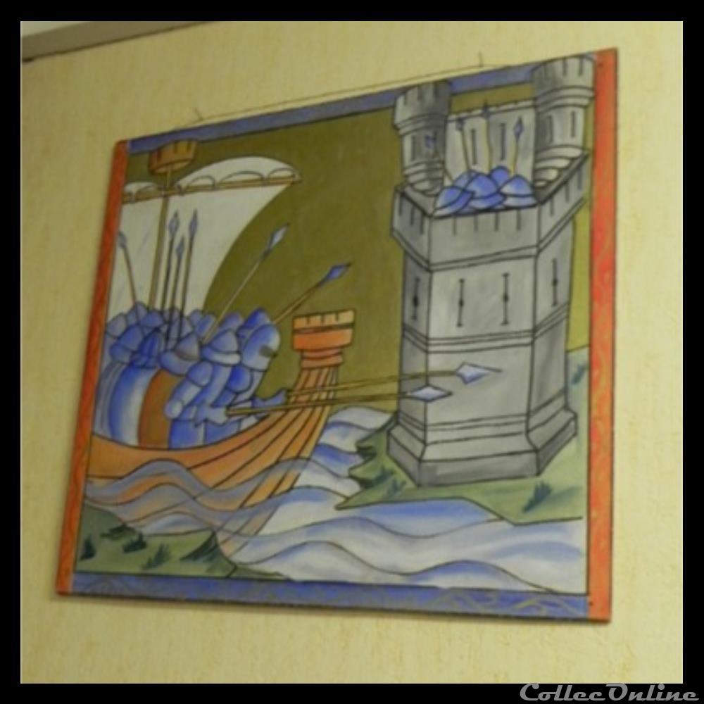 tableau réalisé par les élèves de Roulans 25640 militarium bateaux tableau realise par les eleves de roulans 25640
