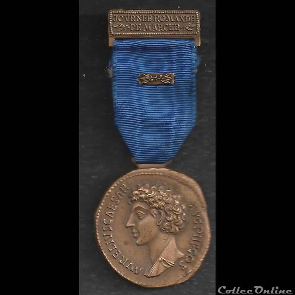 medailles journee romande de marche medaille