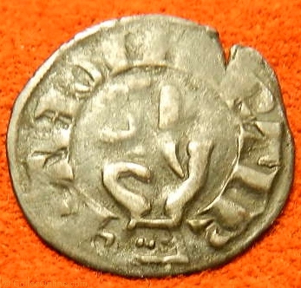 denier main bénissant doigts courts et ronds Besançon monnaie france feodale denier main benissant doigts courts et ronds besancon
